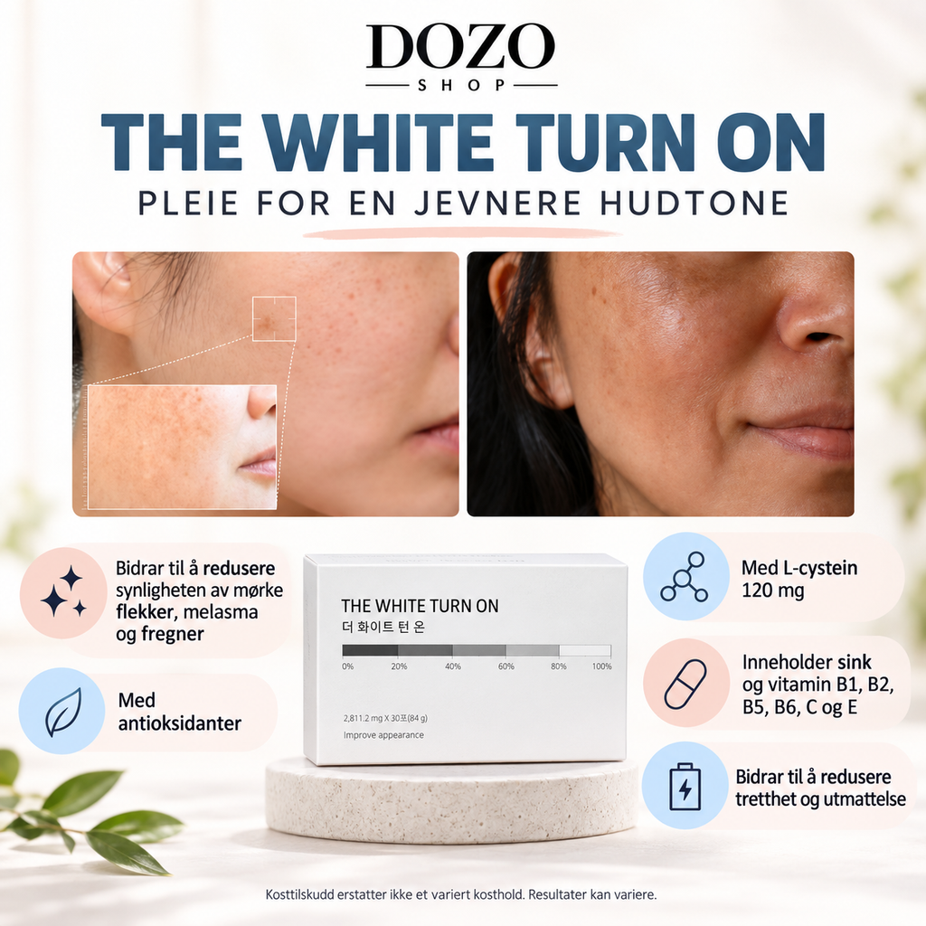 THE WHITE TURN ON – 30 tabletter
